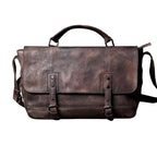 Echtleder Umhängetasche aus Rindsleder – Vorderansicht