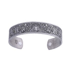 Wikinger Armreif Yggdrasil kaufen – detailreicher nordischer Armreif mit Weltenbaum Symbol
