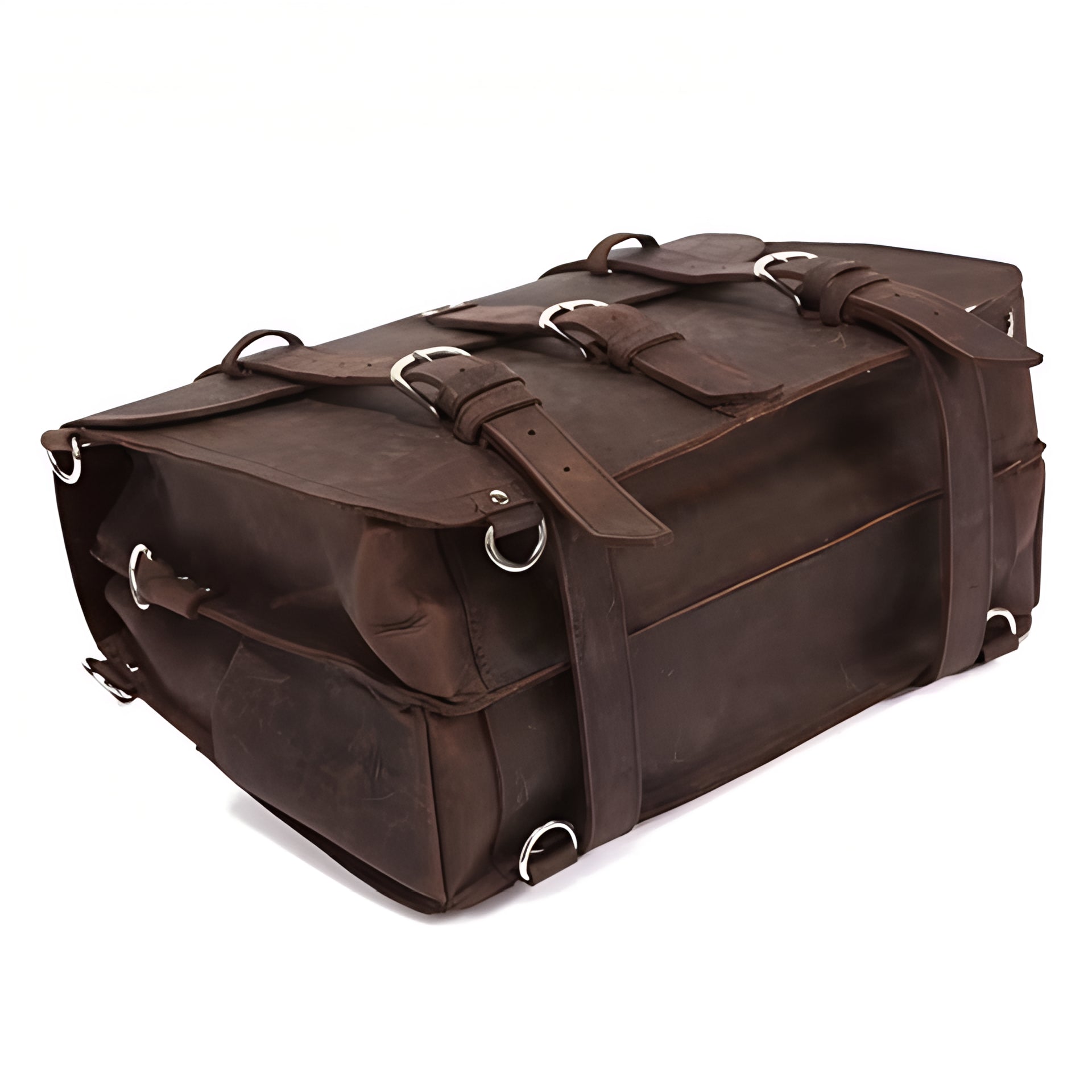 Bodenansicht der Echtleder Tasche Herren HAKON robust verarbeitet