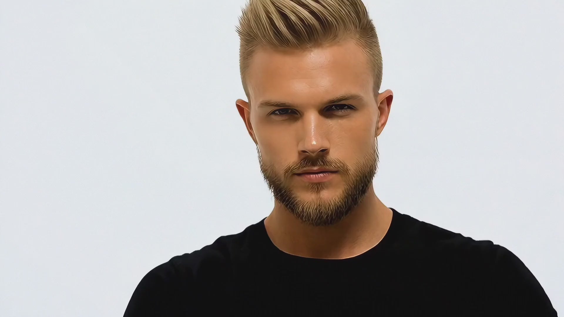 Wikinger Armring Herren aus Edelstahl und 925 Silber – nordischer Armreif für Männer