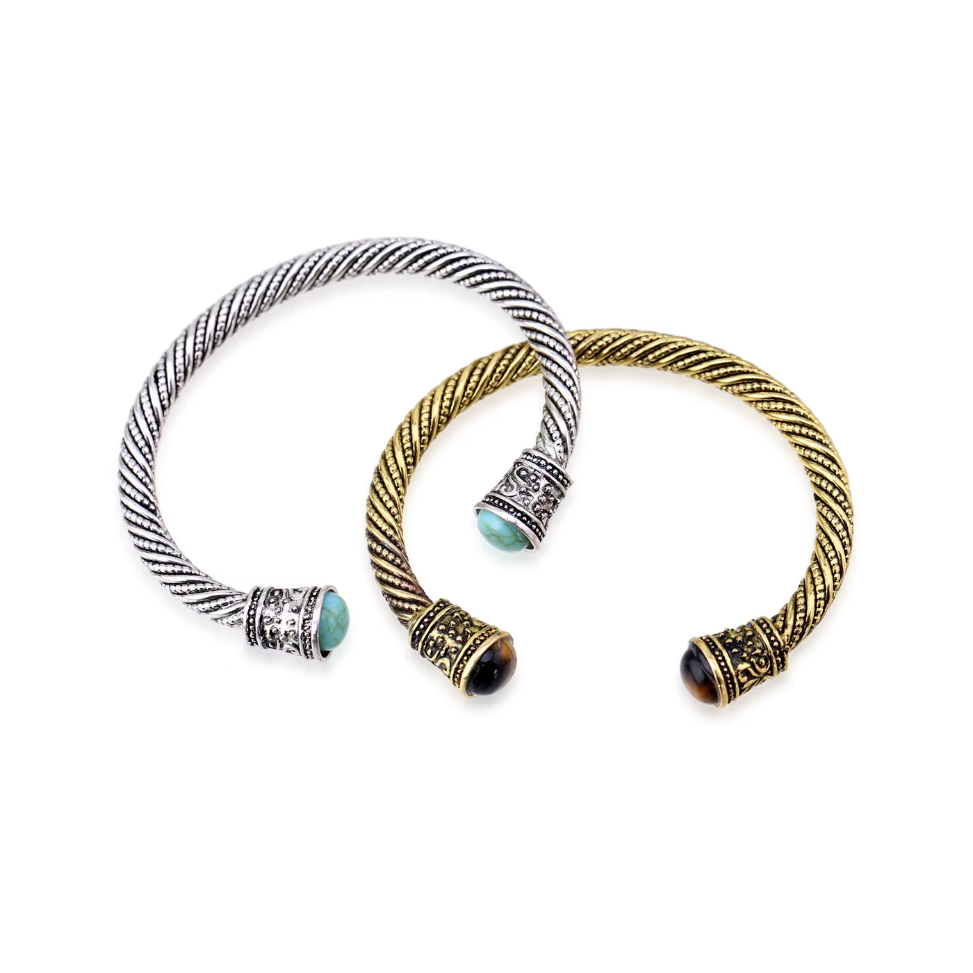 Wikinger Armring Damen FREYA in Gold – Masse und Abmessungen des nordischen Armreifs