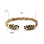 Wikinger Armring Damen FREYA in Silber – Grössenübersicht und Produktdetails